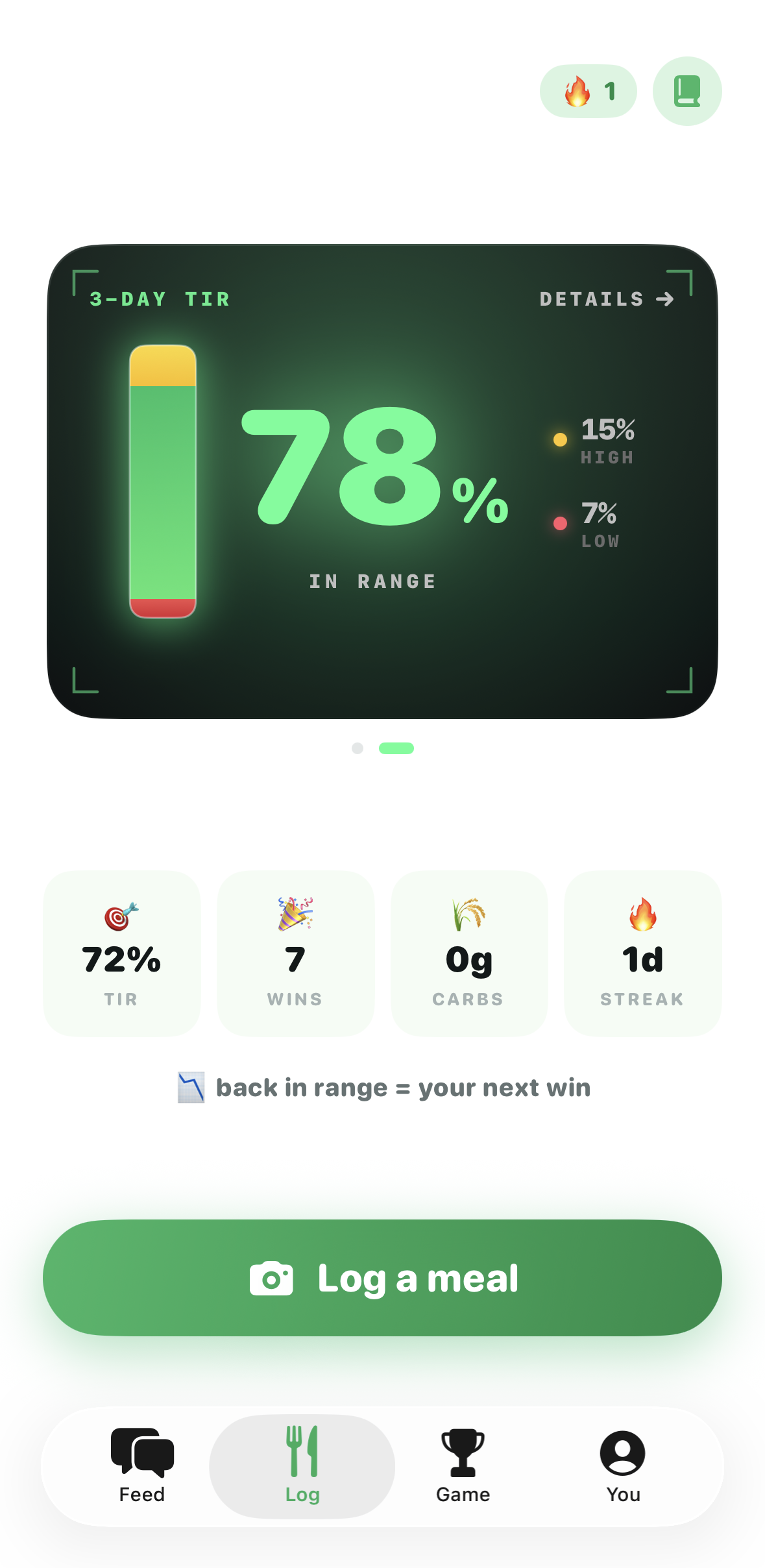 CarbLens screenshot